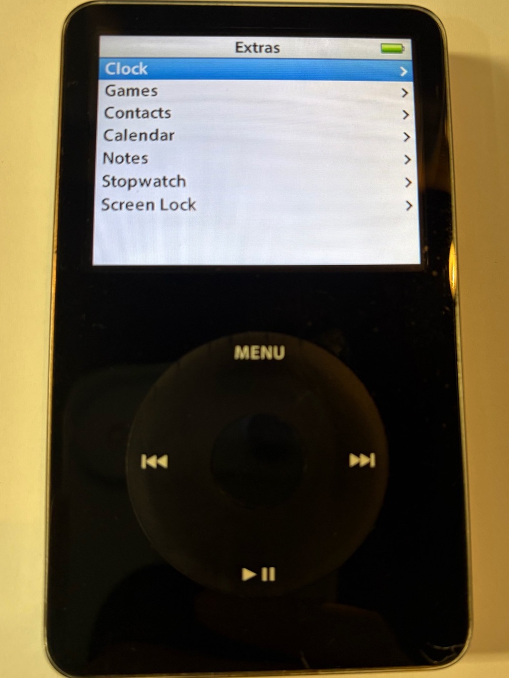 Apple Black iPod Classic 5th Generation